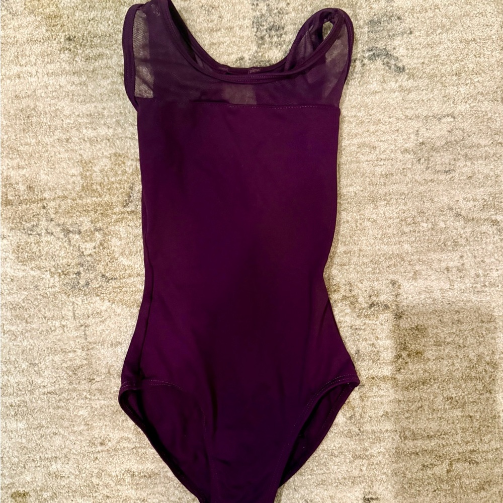 Elegant Purple Girls leotard, small